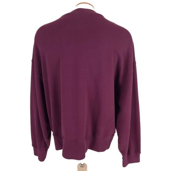 Palm Angels Teddy Bear Print Sweatshirt L Mens Plum - Picture 6 of 16